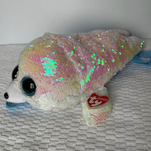 The Ty Fashion Collection - Backpack - Icy the Seal - Multicolour Sequins - Picture 5 of 16